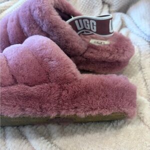 UGG Fluff Yeah Mauve Pink Slippers